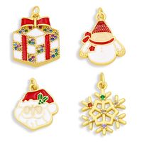 1 Piece Copper Christmas Tree Santa Claus Snowflake Fashion Christmas main image 9