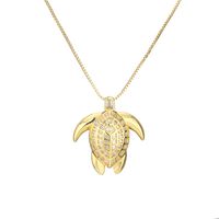 Mode Tortue Crabe Le Cuivre Incruster Zircon Collier main image 6