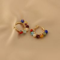 Retro Geometric Alloy Plating Women's Earrings 1 Pair main image 3