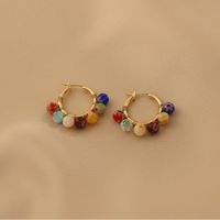 Retro Geometric Alloy Plating Women's Earrings 1 Pair sku image 1