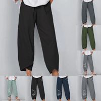 Women's Daily Casual Butterfly Full Length Casual Pants main image 5