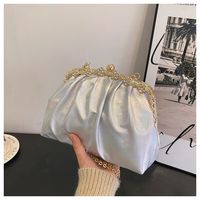 Women's All Seasons Pu Leather Solid Color Fashion Shell Buckle Dome Bag sku image 1