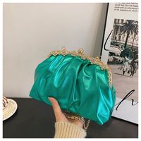 Women's All Seasons Pu Leather Solid Color Fashion Shell Buckle Dome Bag sku image 5