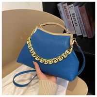 Women's All Seasons Pu Leather Solid Color Fashion Chain Shell Buckle Dome Bag main image 2