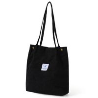 Women's Streetwear Solid Color Canvas Shopping Bags sku image 14
