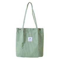 Women's Streetwear Solid Color Canvas Shopping Bags sku image 1