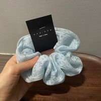 Fashion Solid Color Cloth Hollow Out Hair Tie sku image 6
