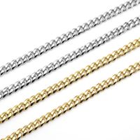 Retro Geometric Stainless Steel Chain Men's Necklace main image 5
