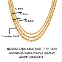 Fashion Geometric Titanium Steel Men's Necklace main image 3