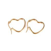Fashion Heart Shape Stainless Steel Plating Earrings 1 Pair main image 3