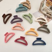 Simple Style Solid Color Plastic Resin Spray Paint Hair Clip 1 Piece main image 6