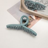 Simple Style Solid Color Plastic Resin Spray Paint Hair Clip 1 Piece sku image 4