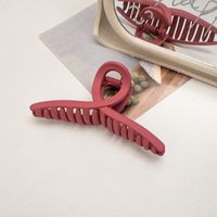 Simple Style Solid Color Plastic Resin Spray Paint Hair Clip 1 Piece sku image 12