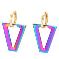 Fashion Solid Color Copper Plating Drop Earrings 1 Pair main image 1