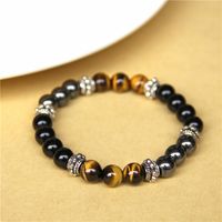 Simple Style Gradient Color Natural Stone Handmade Bracelets sku image 1