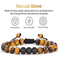 Fashion Gradient Color Natural Stone Agate Beaded Bracelets main image 5