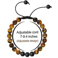 Fashion Gradient Color Natural Stone Agate Beaded Bracelets main image 3