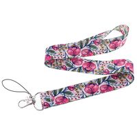 New Style Double-sided Printing Ribbon Accessories Polyester Lanyard sku image 4