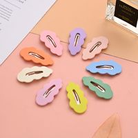Simple Style Solid Color Plastic Resin Hair Clip 1 Piece main image 4