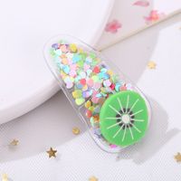 Fashion Strawberry Grape Watermelon Plastic Resin Hair Clip 1 Piece sku image 2