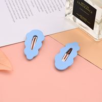 Simple Style Solid Color Plastic Resin Hair Clip 1 Piece sku image 6