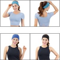 Fashion Solid Color Cloth Hair Band 1 Piece main image 4
