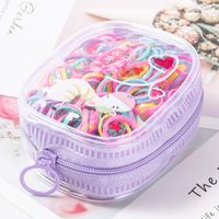 Simple Style Multicolor Tpr Round Rubber Band 1 Set main image 1