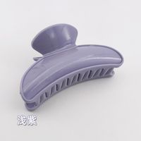 Cute Solid Color Plastic Handmade Hair Claws 1 Piece sku image 3