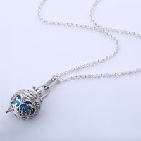 Retro Fashion Geometric Copper Plating Artificial Gemstones Zircon Necklace main image 5