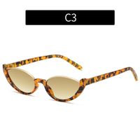 Fashion Solid Color Ac Cat Eye Half Frame Women's Sunglasses sku image 3