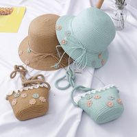 Girl's Fashion Flower Embroidery Bucket Hat main image 1
