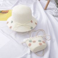 Girl's Fashion Flower Embroidery Bucket Hat sku image 7