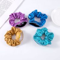 Simple Style Solid Color Cloth Handmade Hair Tie 1 Piece main image 2