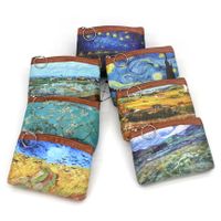 Women's Oil Painting Pu Leather Zipper Coin Purses main image 4