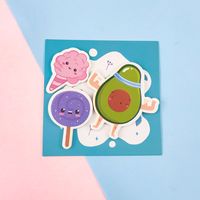 Cute Cartoon Alien Message Memo Small Portable Sticky Notes sku image 7