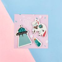 Cute Cartoon Alien Message Memo Small Portable Sticky Notes sku image 5