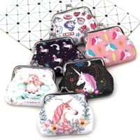 Women's Unicorn Pu Leather Buckle Coin Purses main image 1