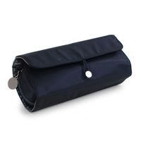 Women's Small All Seasons Cloth Solid Color Fashion Square Flip Cover Cosmetic Bag sku image 1