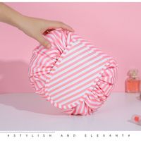 Women's Medium All Seasons Polyester Letter Flamingo Unicorn Fashion Round String Cosmetic Bag main image 2