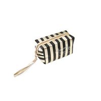 Women's Small All Seasons Pu Leather Stripe Fashion Square Zipper Cosmetic Bag main image 4