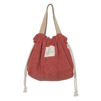 Women's Medium All Seasons Corduroy Solid Color Fashion Square String Handbag sku image 1