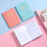 A7 Daily Plan Solid Color Simple Student Notebook main image 1