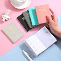 A7 Daily Plan Solid Color Simple Student Notebook main image 4