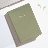 A6 Student Mini Portable Solid Color Simple Notebook sku image 21