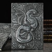 A5 Dragon Retro Embossed Creative Fashion Business Notebook main image 6
