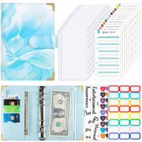 A6 Loose-leaf Coloring Book Marble Pattern Stylish Leather Notebook sku image 18