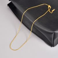 Simple Style Geometric Titanium Steel Gold Plated Necklace 1 Piece main image 4