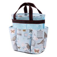 Women's All Seasons Water-repellent Cloth Flower Elegant Classic Style Square Zipper Cosmetic Bag Wash Bag sku image 12