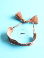 Vacation Letter Fabric Rope Couple Bracelets 1 Piece main image 4