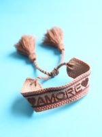 Vacation Letter Fabric Rope Couple Bracelets 1 Piece main image 7